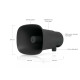 Difuzor tip goarnă AI PoE UniFi Ubiquiti pentru exterior 120 dB, UP-AI-Horn-Speaker-B